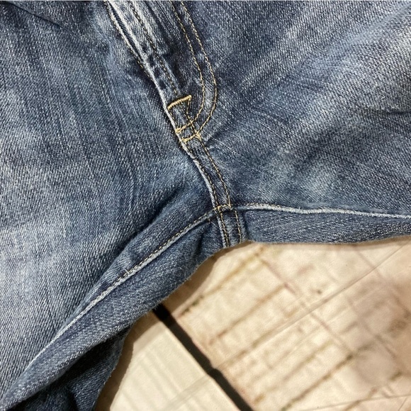 7 FOR ALL MANKIND women’s boot cut flare denim jeans size 27 Vintage Y2K GUC - Picture 14 of 16